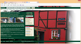 Fachwerk-HOTEL-Vorhof zur H&ouml;lle in Quedlinburg